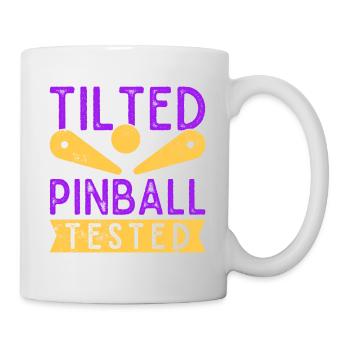 Tilted Pinball Testé Jeu d’arcade de flipper - Mug blanc - blanc - Droite