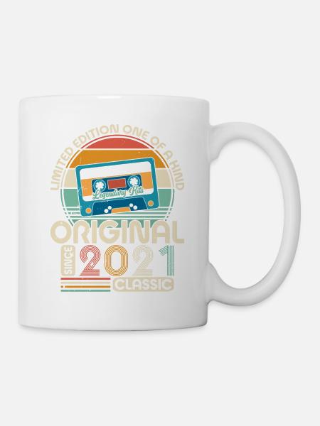 Glückliche Jahre 2021 - Tasse - Weiß