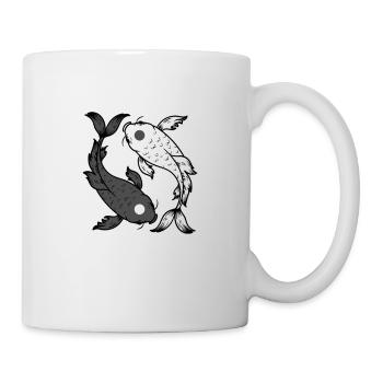 Pisces Yin and Yang Symbol Harmony - Mug - white - Right