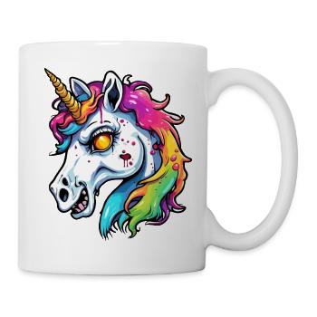 Unicorn / mythical creatures / fairy tales / magic / glitter - Mug - white - Right