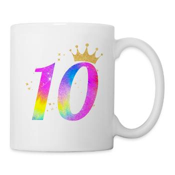 10. Geburtstag Geschenkidee Für 10 Jahre Alt - Tasse - Weiß - Rechts