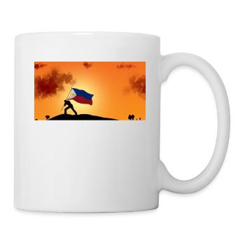 Philippinen Filipino Flagge Stolz I Geschenk - Tasse - Weiß - Rechts