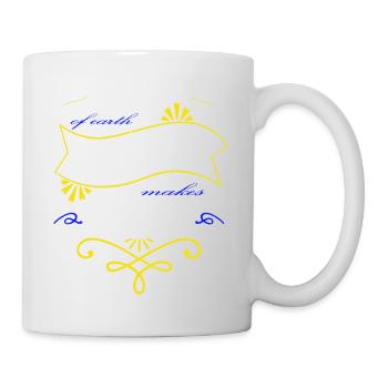 sayings bday telescope earth quote geek - Tasse - Weiß - Rechts