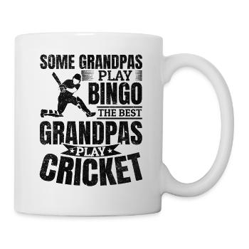 Some grandpas play bingo the best grandpas play Cr - Tasse - Weiß - Rechts