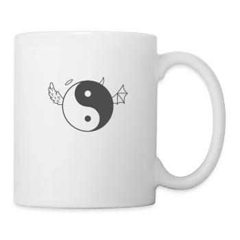 Wings Yin and Yang Symbol - Mug - white - Right