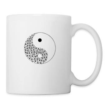 Yin and Yang Komplementär - Tasse - Weiß - Rechts