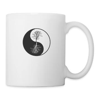 Tree Yin and Yang Sign - Mug - white - Right