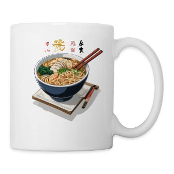 Japon Streetwear Ramen Miso Udon Délicieux Design - Mug blanc - blanc - Droite