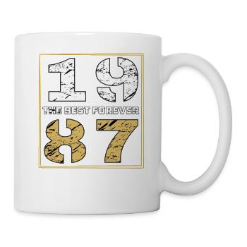 LE MEILLEUR POUR TOUJOURS 1987 - Mug blanc - blanc - Droite