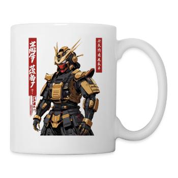 Samurai-Roboter - Tasse - Weiß - Rechts