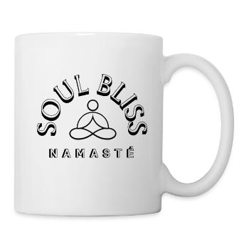 Yoga Elegance Unleashed Soul Bliss Namaste - Tasse - Weiß - Rechts
