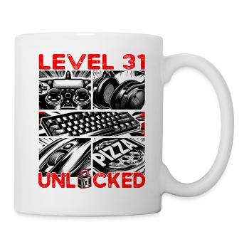 Birthday Level 31 Unlocked Gaming & Gamblers - Mug - white - Right