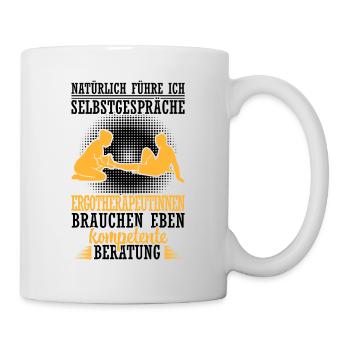L’ergothérapeute se parle à lui-même Ergothérapie - Mug blanc - blanc - Droite