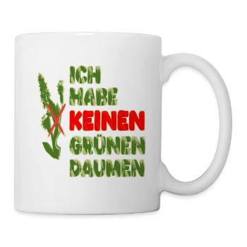 Keine Ahnung - Tasse - Weiß - Rechts