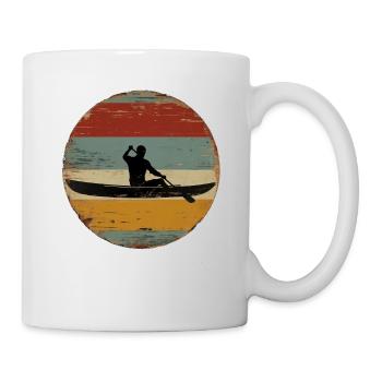 Canoe Paddling - Tasse - Weiß - Rechts