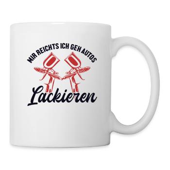 Mir reichts ich geh Lackieren Automotive Vehicle - Mug - white - Right