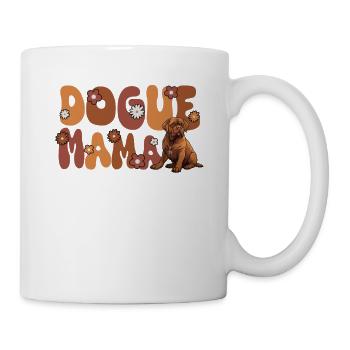 Dogue de Bordeaux Groovy Dogue Mom - Mug blanc - blanc - Droite
