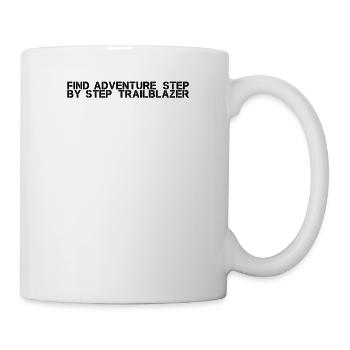 Randonnée - Trouvez l’aventure, étape par étape, - Mug blanc - blanc - Droite