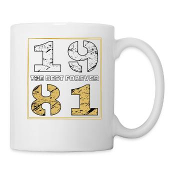 LE MEILLEUR POUR TOUJOURS 1981 - Mug blanc - blanc - Droite
