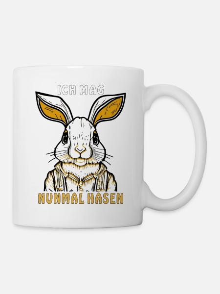 HASE ICH MAG HASEN - Tasse - Weiß