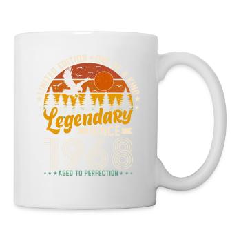 Geboren Legendär 1968 - Tasse - Weiß - Rechts