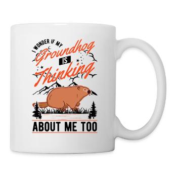 Marmot Groundhog Day Woodchuck - Mug - white - Right