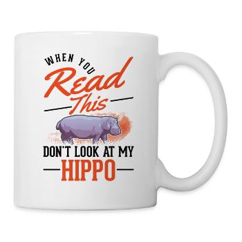 Hippo Lover Hippo Hippo Hippo - Mug - white - Right