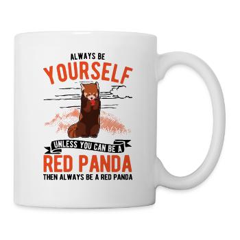 Roter Panda Geschenk Red Panda - Tasse - Weiß - Rechts