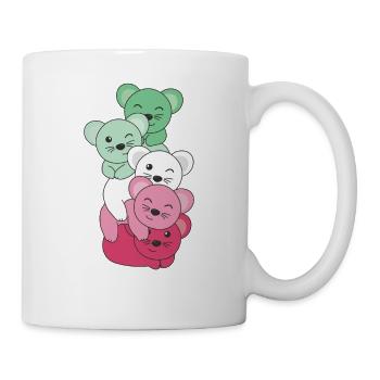 Abrosexual Flag Pride LGBTQ Cute Mouse - Mug - white - Right