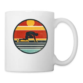 Sprinter - Athlétisme 3 - Mug blanc - blanc - Droite