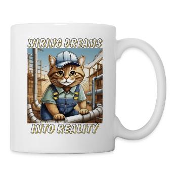 CAT INSTALLER Wiring Dreams into Reality - Mug - white - Right