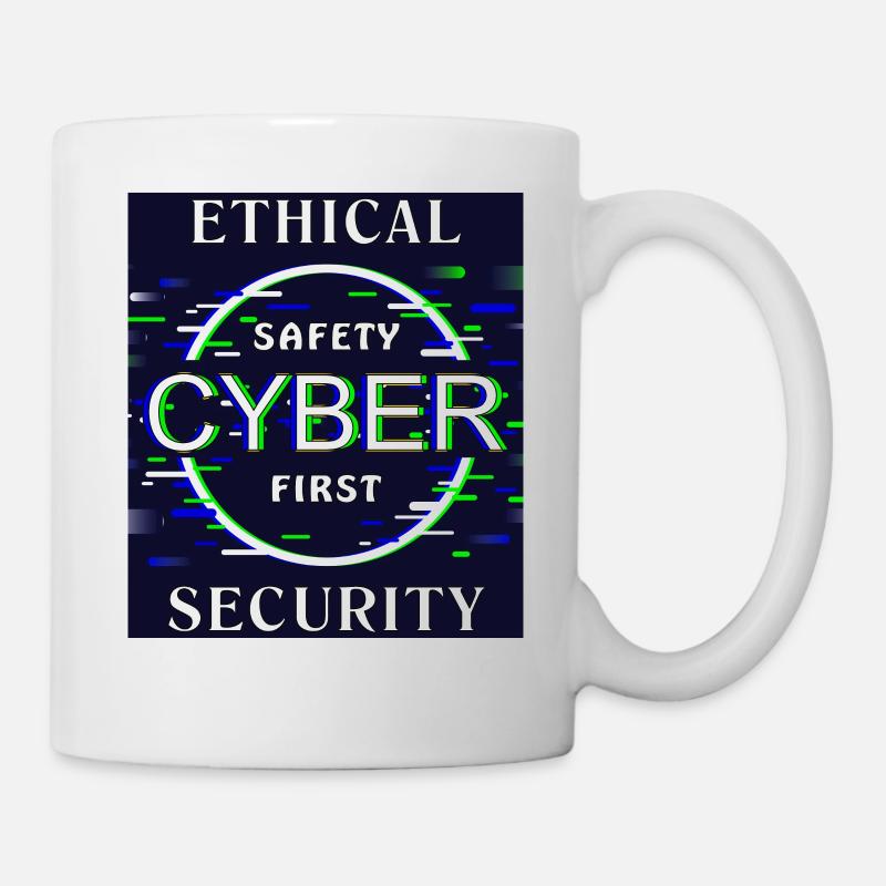 Ethical Cyber Security - Tasse - Weiß