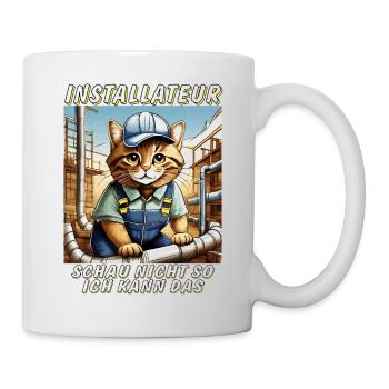 CAT INSTALLER - Mug - white - Right