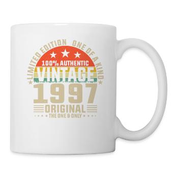 1997 Vintage - 27 Years Anniversary - Vintage - Mug - white - Right