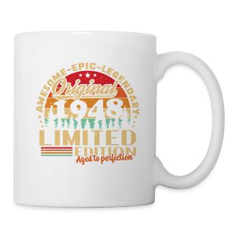 Original 1948 Vintage Birthday Gift - Mug - white - Right