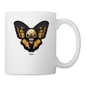 Papillon papillon papillon de papillon de nuit - Mug blanc - blanc - Droite