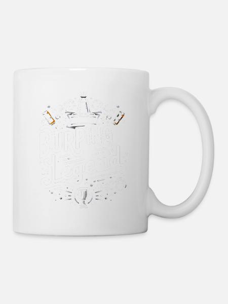 Burping Legend 11 - Tasse - Weiß
