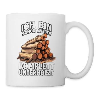 Bûcheron T Forestier et Charpentier T pour - Mug blanc - blanc - Droite