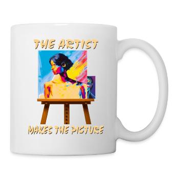 L’ARTISTE FAIT L’IMAGE - Mug blanc - blanc - Droite