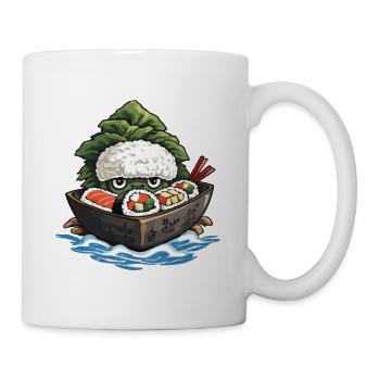 Sushi Yokai Japon Anime Streetwear Food Design - Mug blanc - blanc - Droite