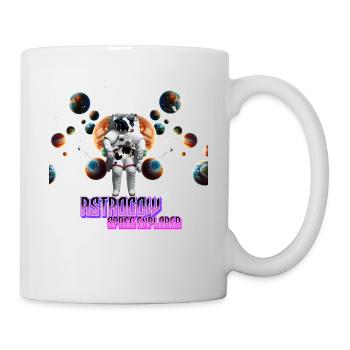 Astro Cow Cosmic style with our Astro Cow Shirt - Tasse - Weiß - Rechts