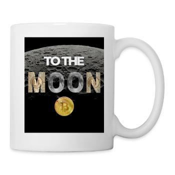 Bitcoin the moon - Variante 13 - Tasse - Weiß - Rechts