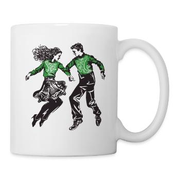 Irish Dance Feis Shamrock Festival - Mug - white - Right