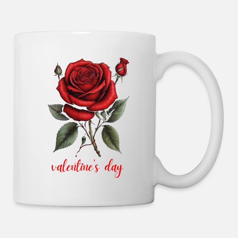 Valentinstag - Tasse - Weiß
