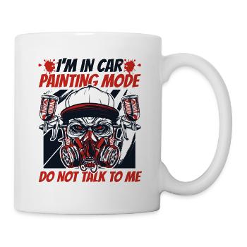 In Car Painting Mode Don't Talk To Me Vehicle Car - Mug - white - Right