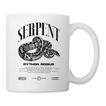 Ball Python Modern Reptile Keeper Streetwear - Mug - white - Right
