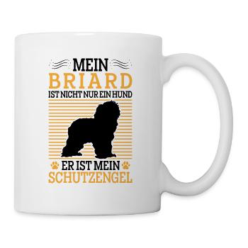 Briard nicht nur ein Hund Berger de Brie Briard - Tasse - Weiß - Rechts