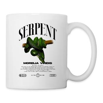 Green Tree Python Modern Reptile Keeper Streetwear - Mug - white - Right