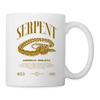 Carpet Python Modern Reptile Keeper Streetwear - Mug - white - Right
