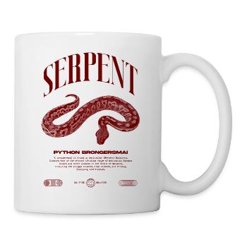 Blood Python Modern Reptile Keeper Streetwear - Mug - white - Right